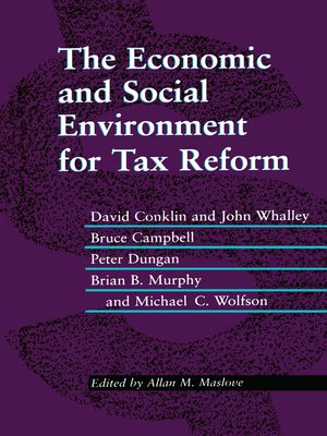 cover image of The Economic and Social Environment for Tax Reform